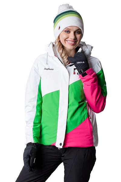 Женская горнолыжная Куртка Bujiwu Белый, 66871