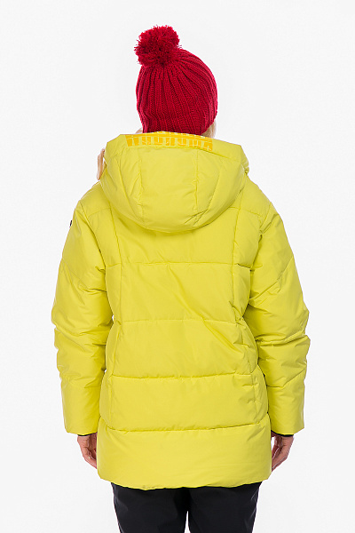 Женский зимний Пуховик WHS Желтый, 8783227