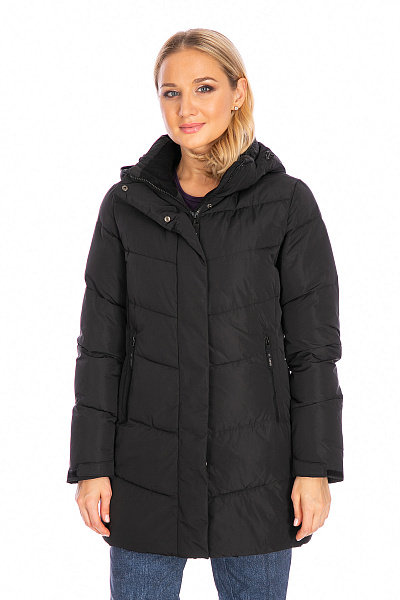 Женская зимняя Куртка Lafor Черный, 767010