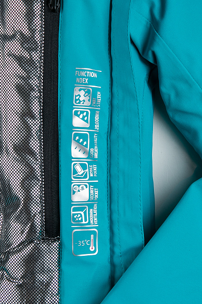 Женская горнолыжная Куртка WHS Бирюзовый, 8783237