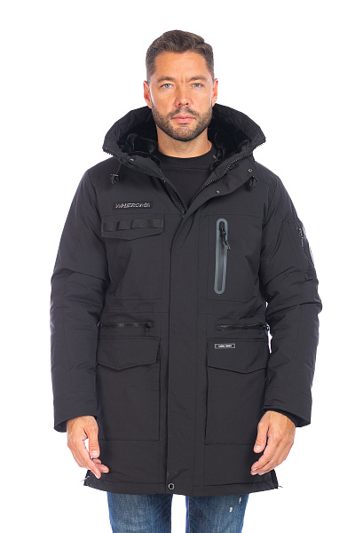 Парка WHS Черный, 8783456