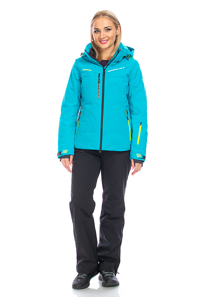 Женская горнолыжная Куртка WHS Бирюзовый, 8783340