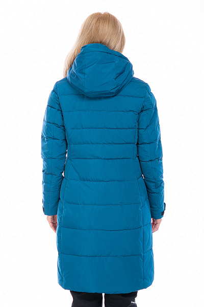 Женский зимний Пуховик Lafor Серо-синий, 76704