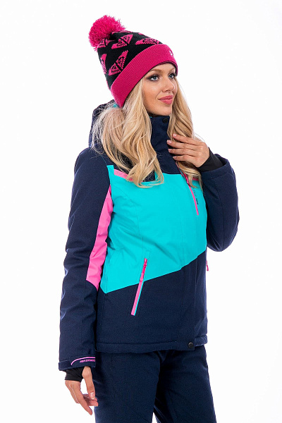 Женская горнолыжная Куртка High Experience Темно-синий, 6980282