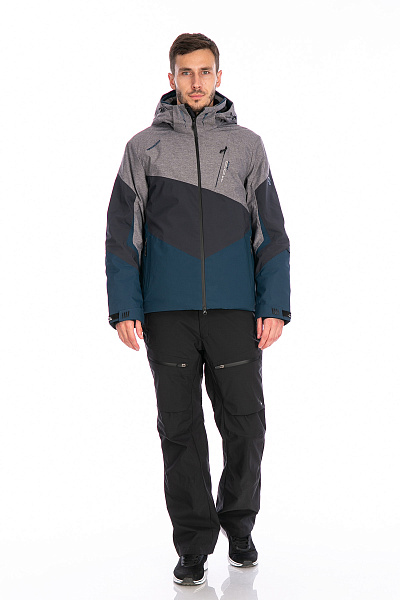 Мужской горнолыжный Костюм WHS Серо-синий, 8783312K1