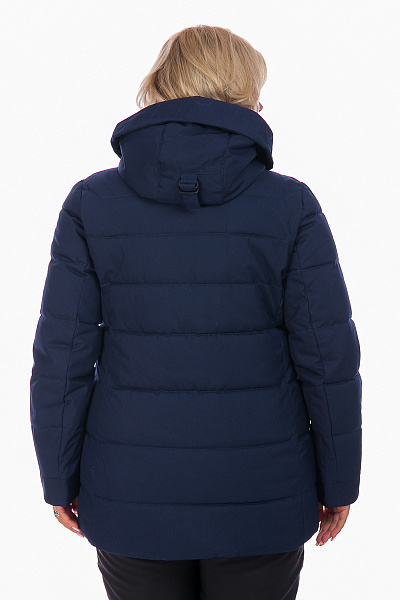Женский зимний Пуховик WHS Темно-синий, 8783153