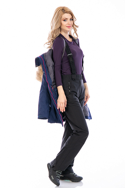 Женская зимняя Парка Running River Темно-синий, 8278109