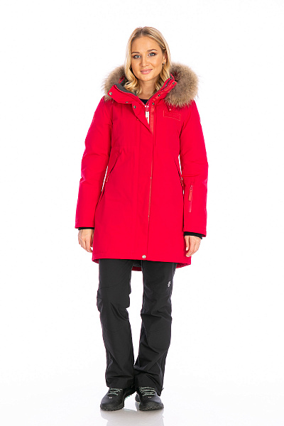 Женская зимняя Парка Running River Малиновый, 827884