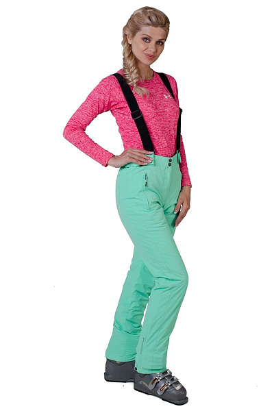 Женские горнолыжные Штаны High Experience Мятный, 6980156