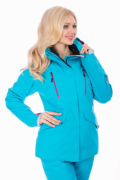 Женская горнолыжная Куртка WHS Голубой, 8783171