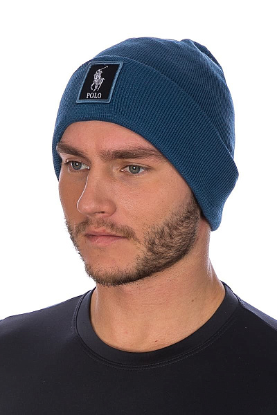 Шапка Polo Синий, 80791