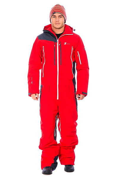 Мужской горнолыжный Комбинезон Snow Headquarter Красный, 838115