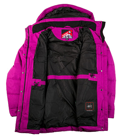 Женский зимний Пуховик WHS Фиолетовый, 8783153