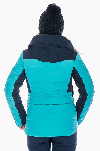 Женский горнолыжный Пуховик WHS Бирюзовый, 8783139