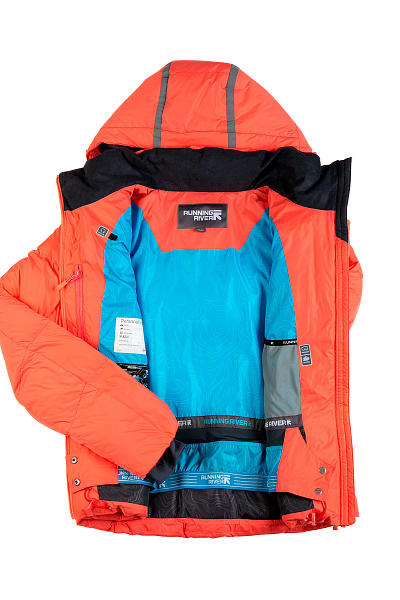 Женский горнолыжный Пуховик Running River Оранжевый, 8278110