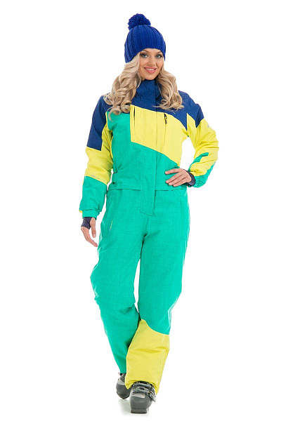 Женский горнолыжный Комбинезон Snow Headquarter Желтый, 83819