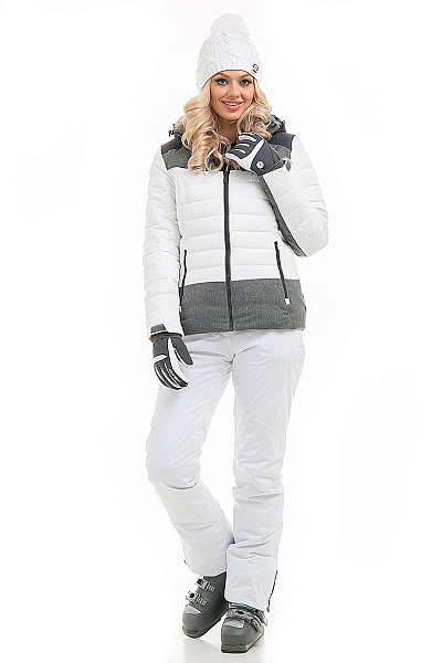 Женский горнолыжный Костюм High Experience Белый, 6980209K1