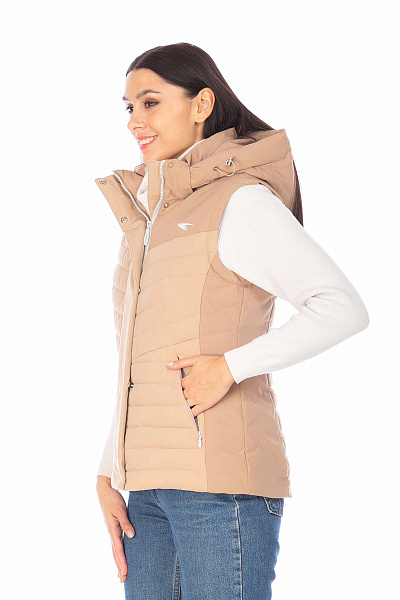 Женский зимний Костюм Tisentele Бежевый, 847648K1