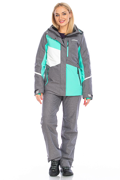 Женская горнолыжная Куртка WHS Светло-серый, 8783361
