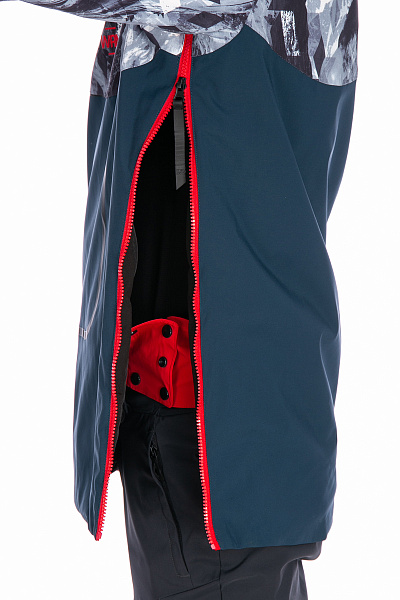 Мужской горнолыжный Анорак WHS Серо-синий, 8783327