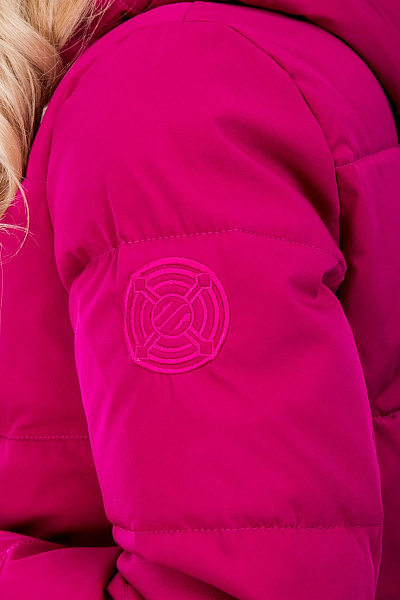 Женский зимний Пуховик WHS Малиновый, 8783129