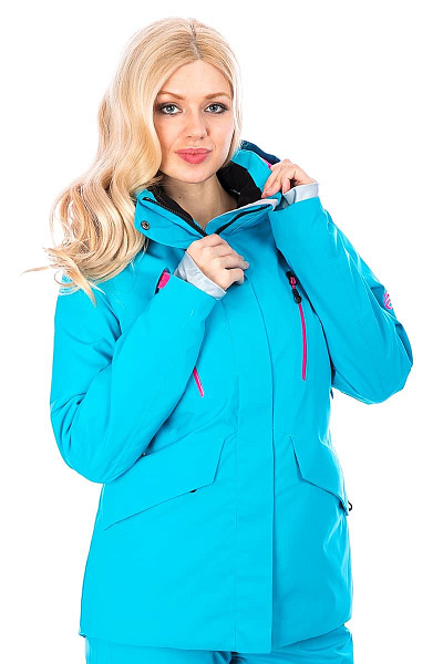 Женская горнолыжная Куртка WHS Голубой, 8783171