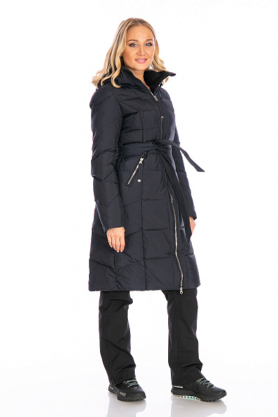 Женский зимний Пуховик Lafor Темно-синий, 76709