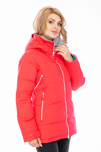 Женский горнолыжный Пуховик Running River Красный, 8278113