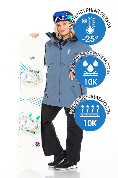 Куртка WHS Серо-синий, 8783423