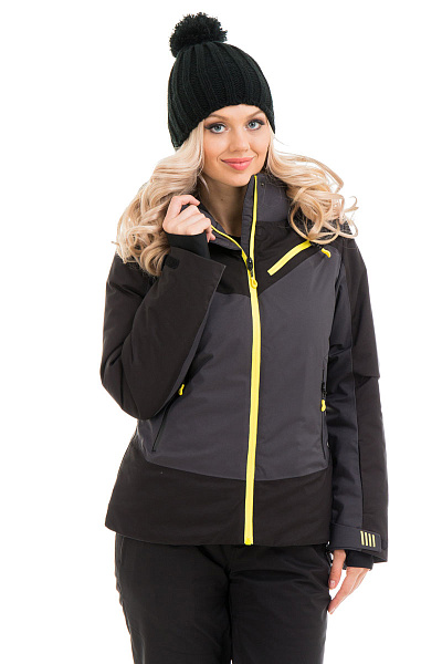 Женская горнолыжная Куртка WHS Черный, 878399