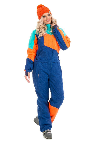 Женский горнолыжный Комбинезон Snow Headquarter Синий, 83819