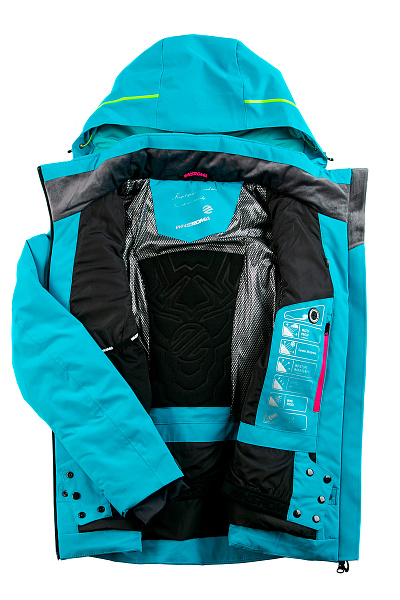 Женская горнолыжная Куртка WHS Бирюзовый, 8783340