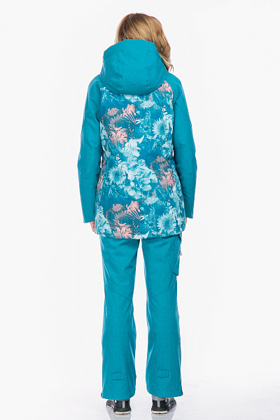 Женский горнолыжный Костюм High Experience Бирюзовый, 6980368K1