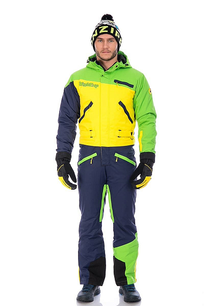 Мужской горнолыжный Комбинезон High Experience Темно-синий, 6980301