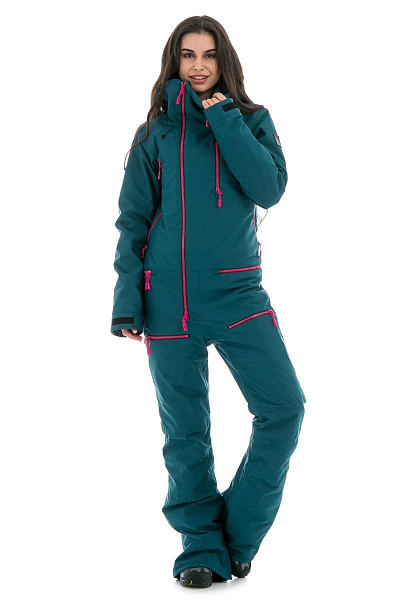 Женский горнолыжный Комбинезон Running River Бирюзовый, 827818
