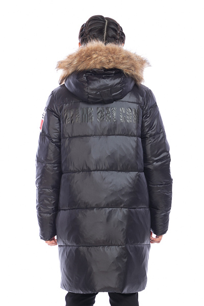 Пуховик WHS Черный, 8783290
