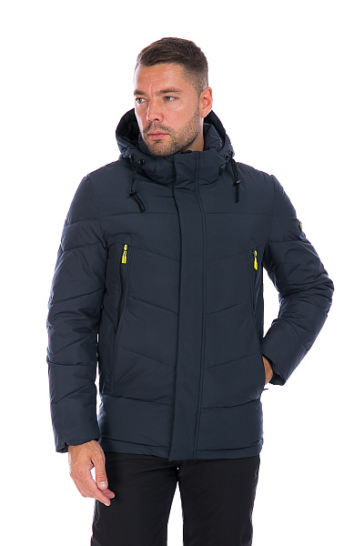 Мужской зимний Пуховик WHS Синий, 8783184