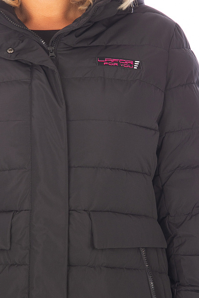 Женский зимний Пуховик Lafor Черный, 76703