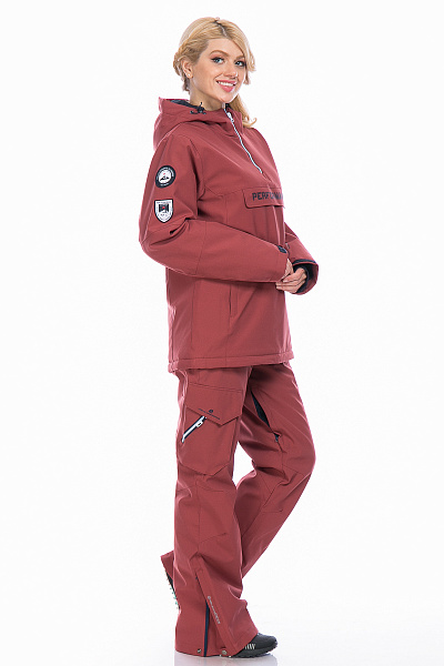 Женский горнолыжный Костюм High Experience Бордовый, 6980322K1