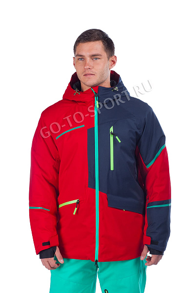 Мужская горнолыжная Куртка WHS Красный, 878357