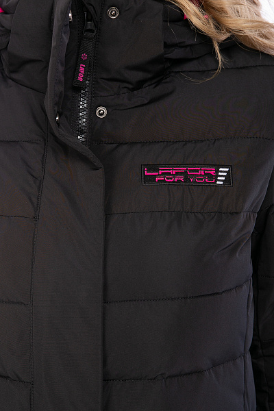 Женский зимний Пуховик Lafor Черный, 76703