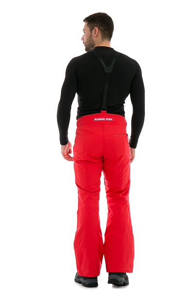 Мужские горнолыжные Штаны Running River Красный, 82784