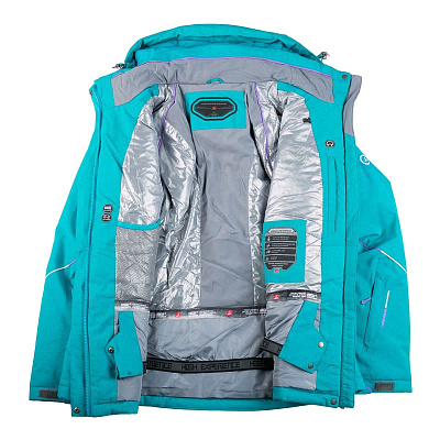 Женский горнолыжный Костюм High Experience Бирюзовый, 6980271K1
