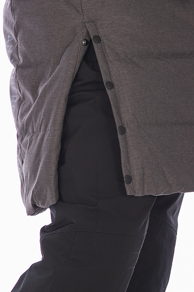 Женский зимний Пуховик WHS Темно-серый, 8783314