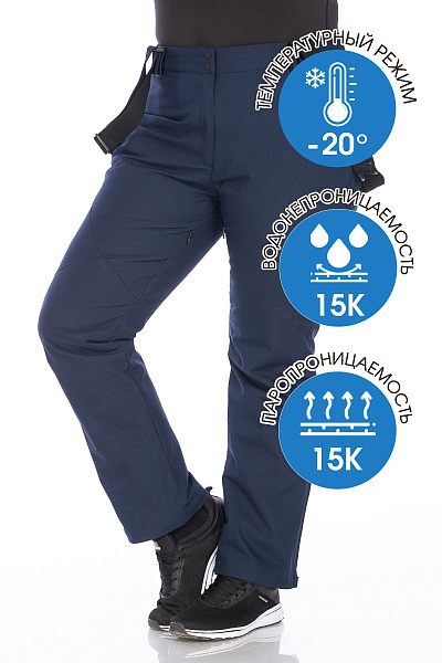 Женский горнолыжный Костюм High Experience Бирюзовый, 6980405K1