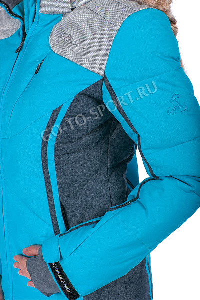 Женская горнолыжная Куртка High Experience Голубой, 698046