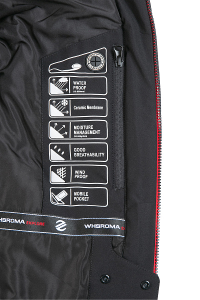 Мужской горнолыжный Костюм WHS Черный, 8783470K1