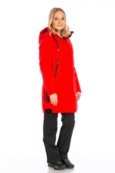Женский зимний Пуховик WHS Красный, 8783322