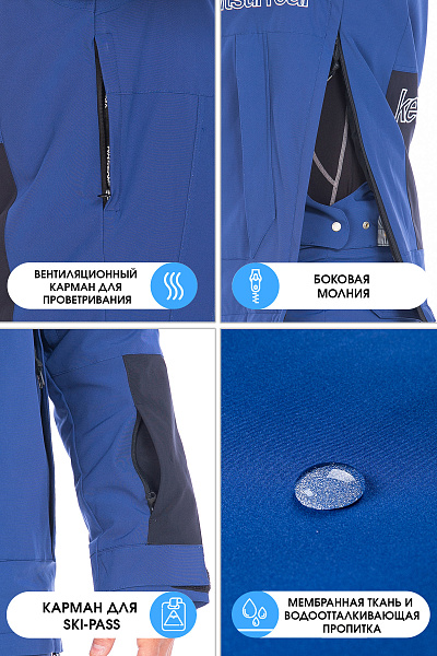 Анорак WHS Синий, 8783426