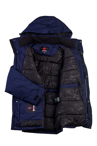 Мужская зимняя Парка WHS Синий, 878379